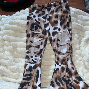 Girl Cheetah Print pants